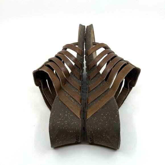 Teva Cabrillo Leather Wedge Sandals Brown Leather Women's 8 US - Picture 6 of 9